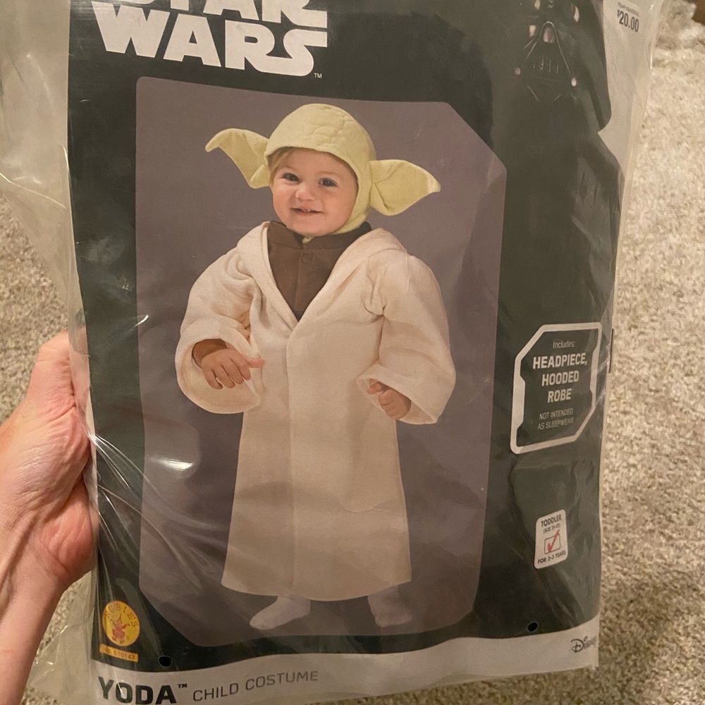 Yoda Halloween costume for toddler